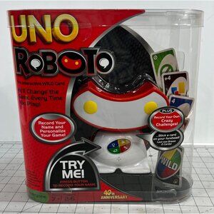 Mattel Uno Roboto Interactive Card Game 40th Anniversary Edition NIB